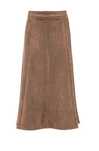 Fusta imitatie piele intoarsa marime 42