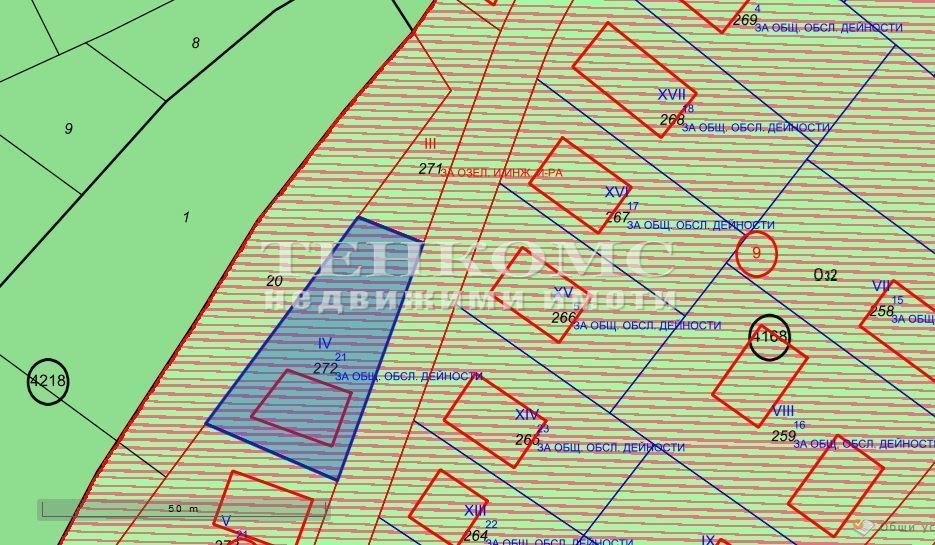 Продава се Парцел в София, в.з. Горна баня - 4298 кв.м за 70 €/кв.м - Снимка #2