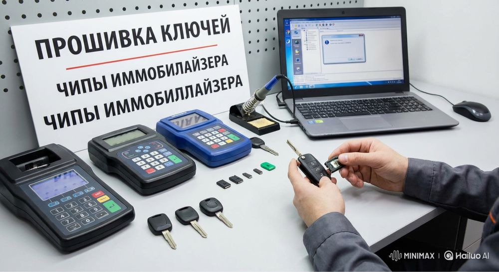 Восстановление и программирование автоключей , чипы иммобилайзера