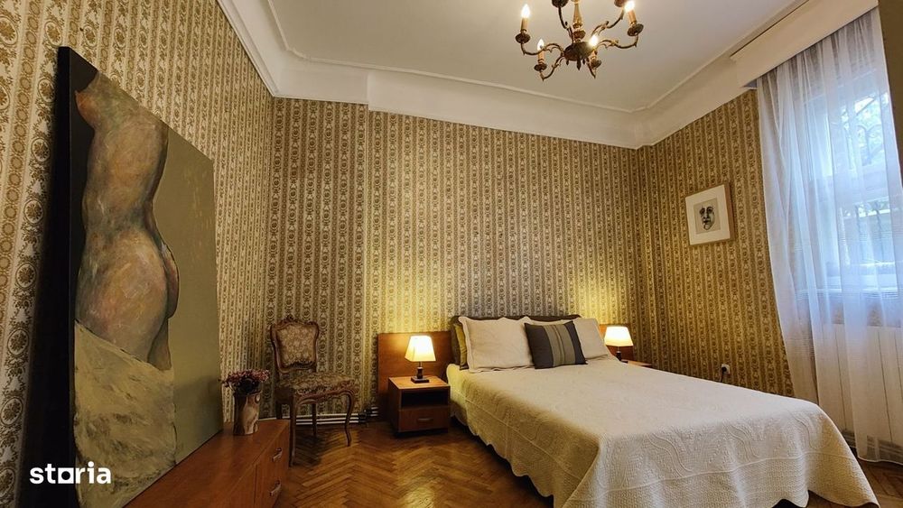 Apartament interbelic elegant cu terasă, pe Vasile Lascăr – lângă Daci