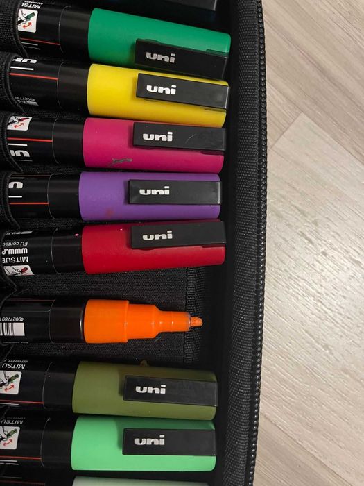 Set Markere Posca In Cutie Originala 26 bucati