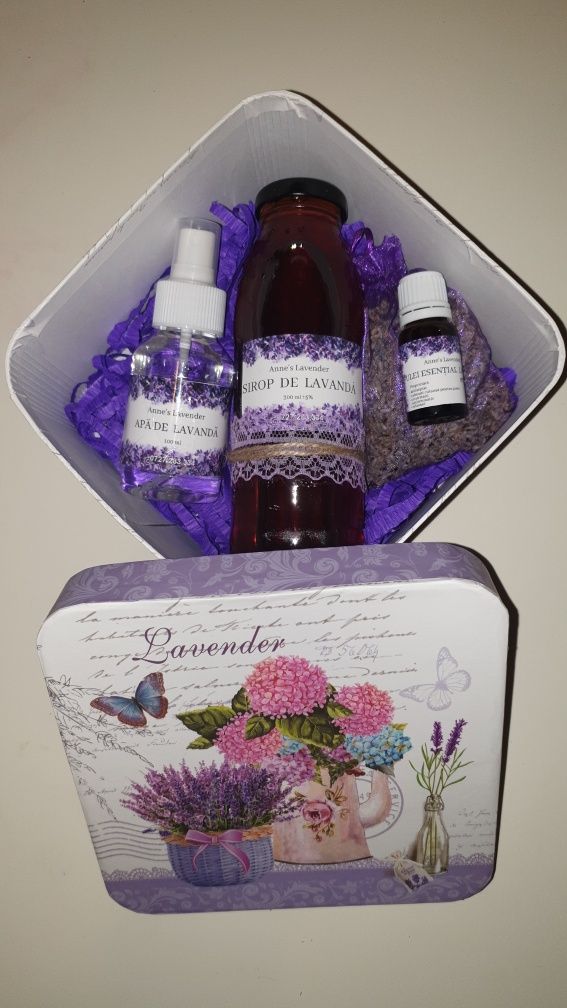 Set cadou produse din lavanda