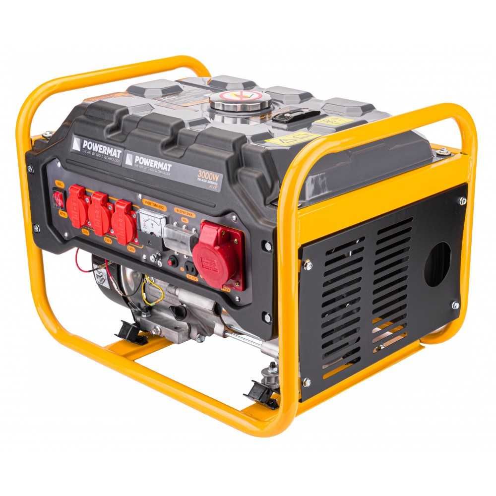 Generator curent 3kW 3000W 230V 380V 12V motor benzina 7CP (PM1194)