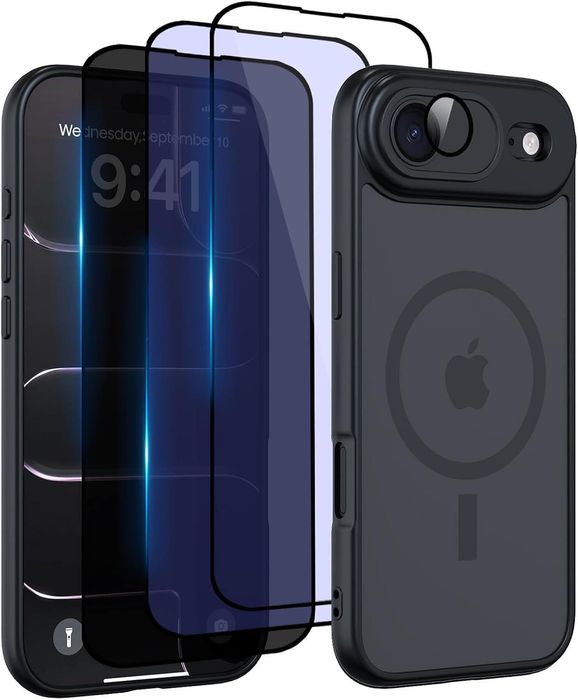 Матов magsafe кейс за apple iphone 17 air със защита на камерите