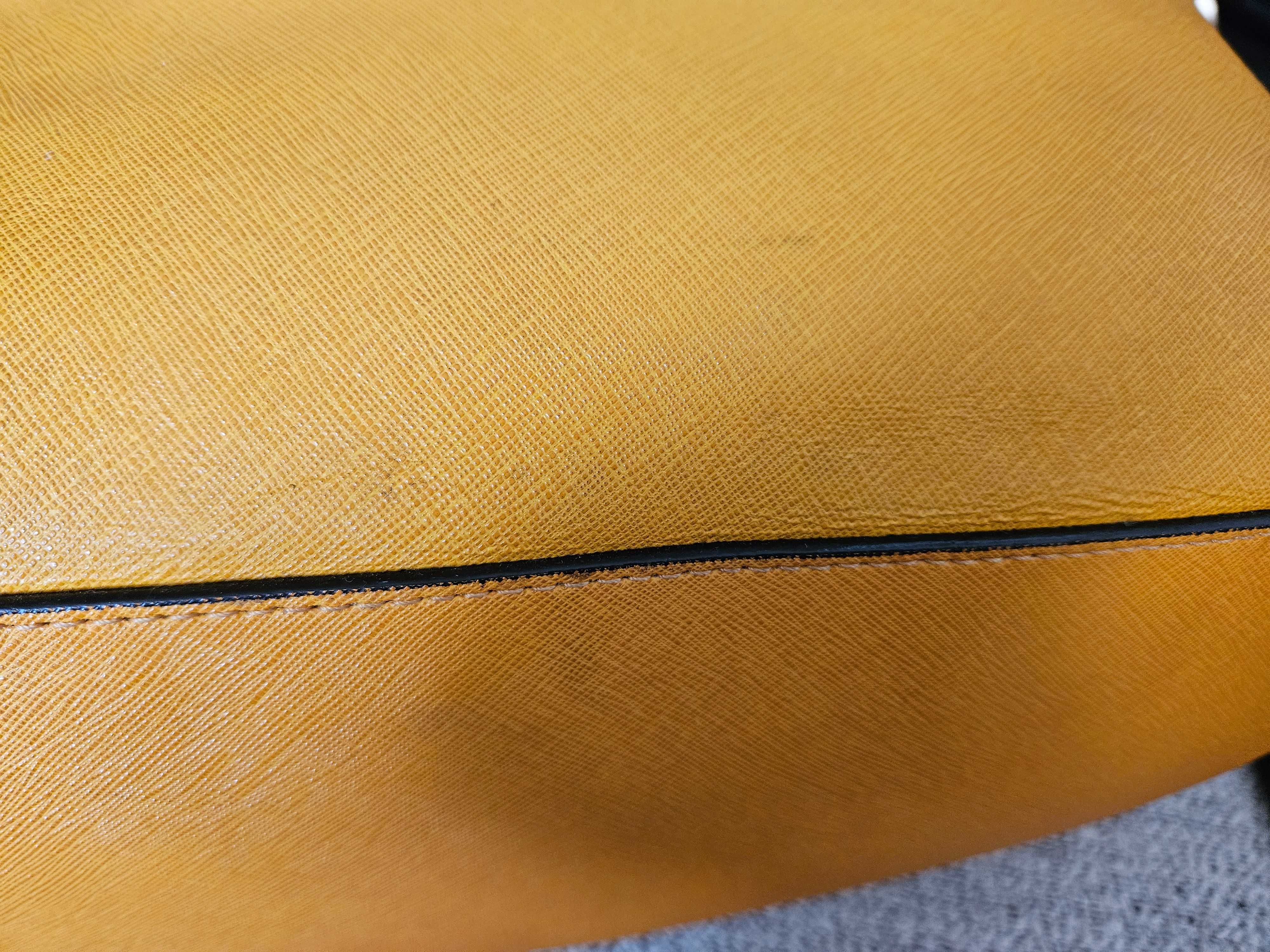 MICHAEL KORS jet set saffiano leather естествена кожа голяма чанта