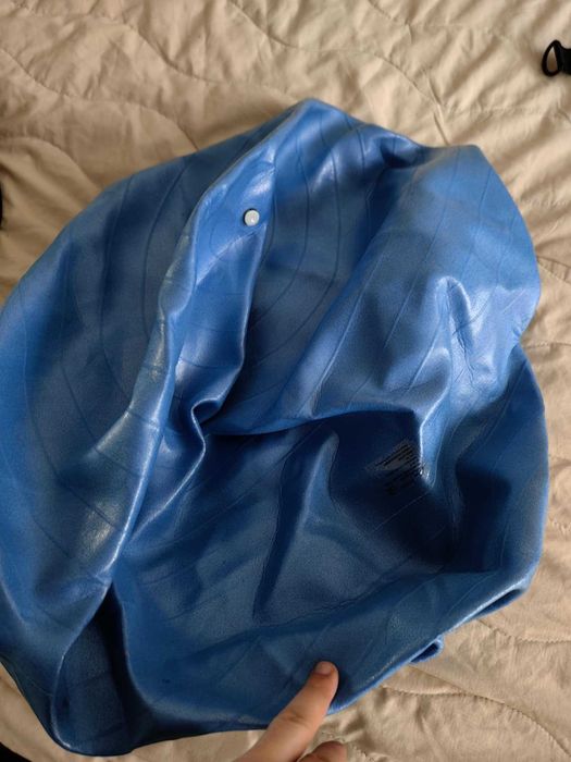 Фитнес топка с ластици+ постелка за трениране