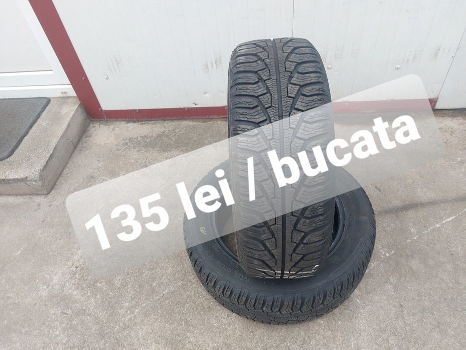 135 lei bucata! Doua anvelope M+S/IARNA 205 55 16 Uniroyal! 7 mm