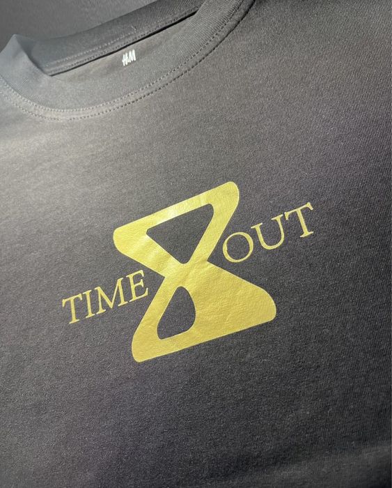 Tricou Custom Riles Sundayz (print auriu)