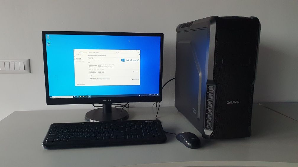 PC Gaming i7-6700k, 8gb, RX480, ssd240, monitor Philips 24"
