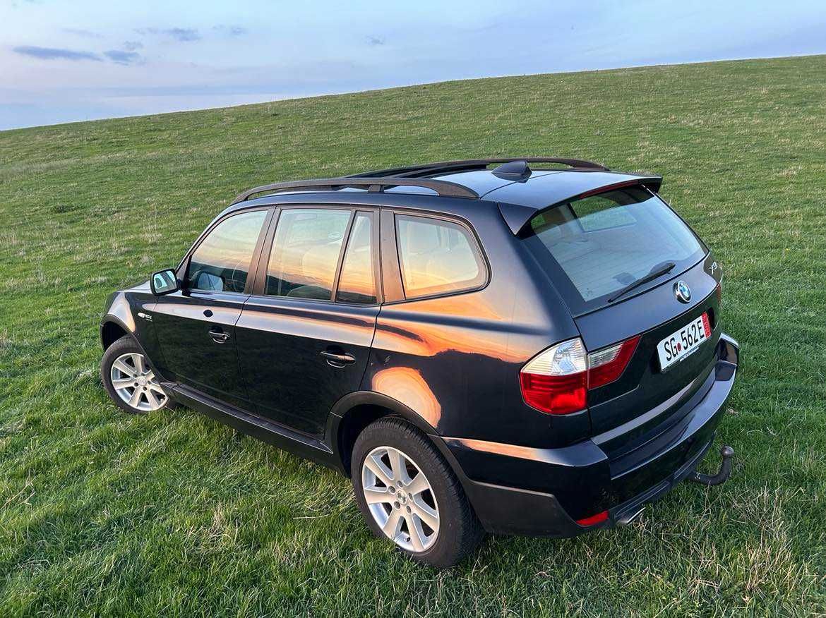 BMW X3 2007 150 cp 4x4 Panoramic, Semi piele crem...