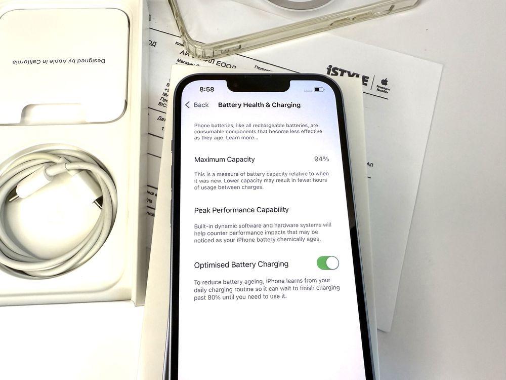 Iphone 14 128 Gb Като Нов Battery 94%