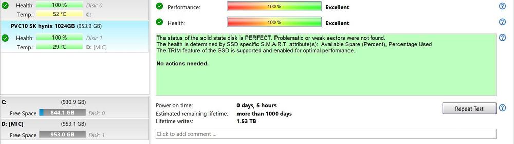 SSD 2230 Format Mic 512Gb / 1TB SkHynix Kioxia (Samsung)