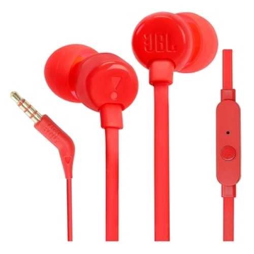 Слушалки с микрофон JBL Tune 110 Handsfree Черни, Сини, Бели и Червени