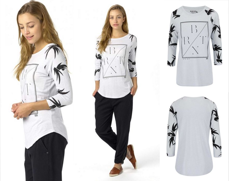 NOU! Tricou cu maneca 3/4 BURTON Morton Raglan