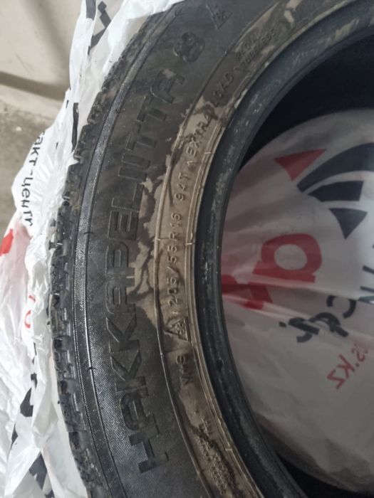Зимние шины. Хакаппелита 8 . 205.55.16  б/у