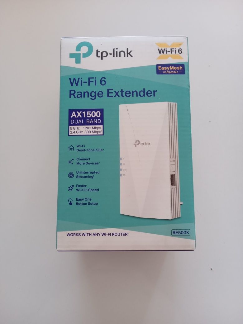 TP-Link RE500X AX1500 Wi-Fi 6 Range Extender / Усилвател на сигнал