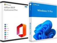 DVD sau stick USB bootabil - Windows 11 + Office 2019 cu licenta