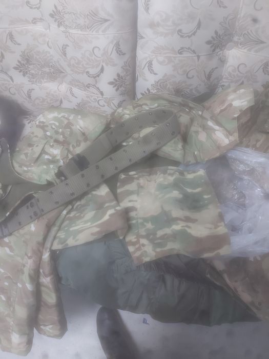 Военная форма . Камуфляж . Бушлат