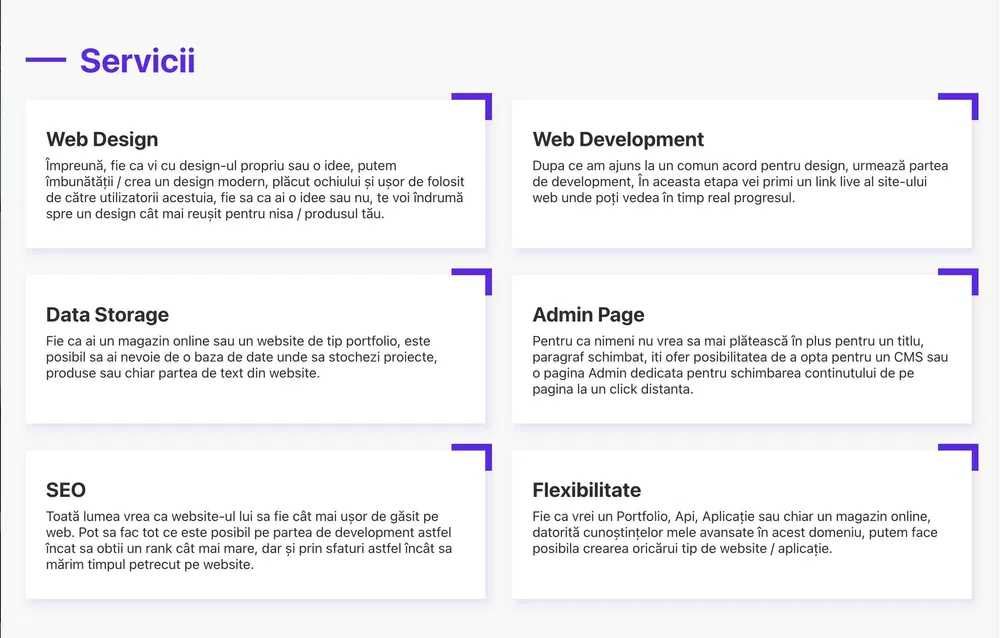 Servicii Web Development de la A la Z | Website-uri Personalizate