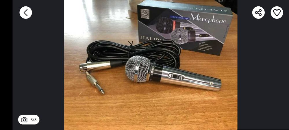 Проводной микрофон караоке Jialipu lane LM-580