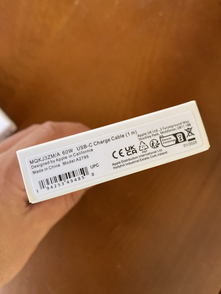 Cablu iphone 15 16 de incarcare 60w 1m nou
