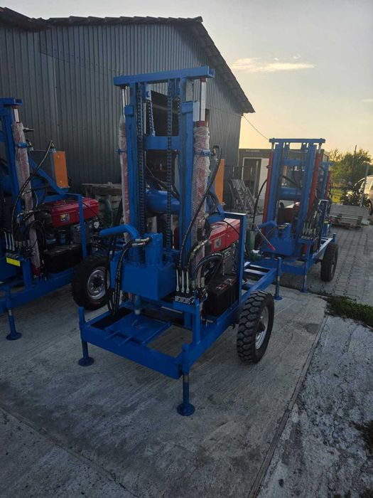 Utilaj foraj pe roti masina 100m prajina diesel 32CP CEL MAI BUN PRET