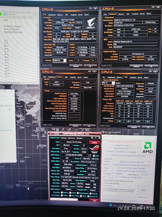 Геймърски i3 9100f, RX 570 8GB, RAM 16GB DDR4