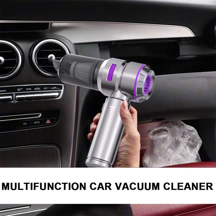 Безжична Преносима Прахосмукачка HL-121 – 4-в-1 за Автомобила, 16000PA
