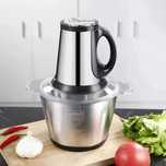 Tocator electric carne si legume, 4 lame inox, 2 viteze, inox