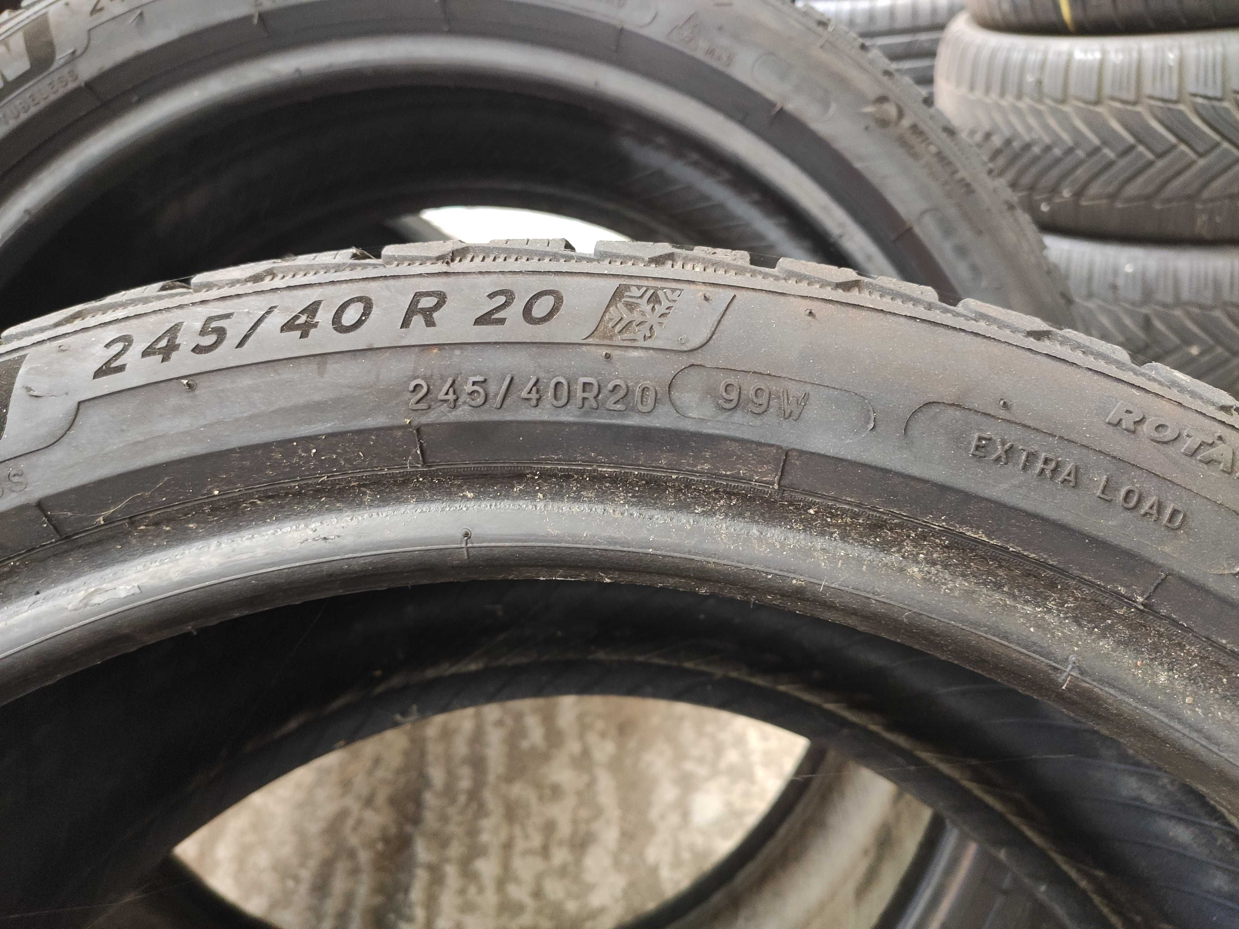 2бр Зимни гуми 245 40 20 - Michelin - DOT 2023