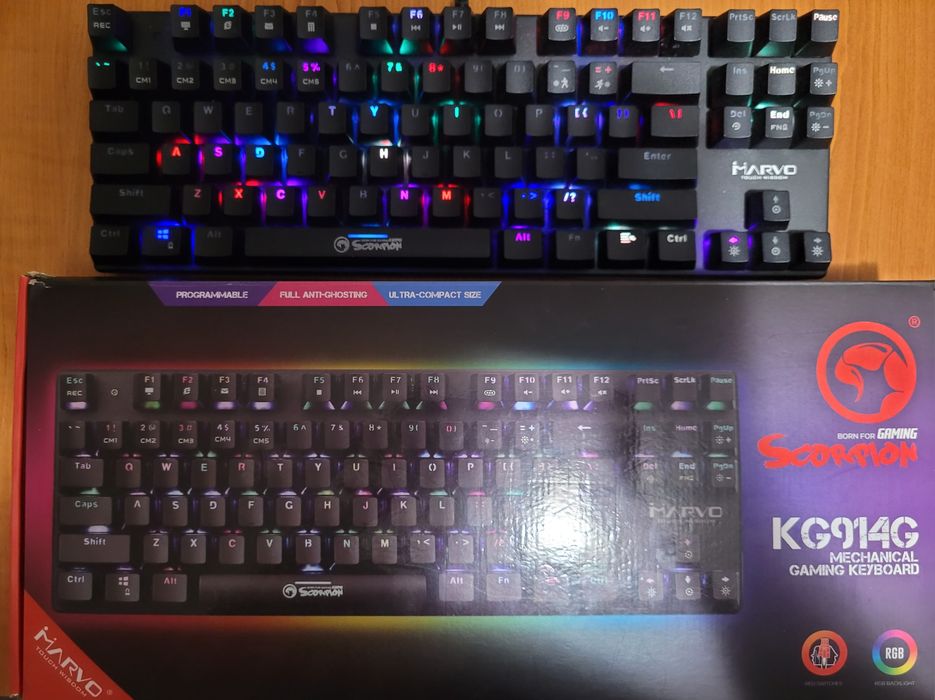 Tastatura Gaming mecanica marvo KG914G