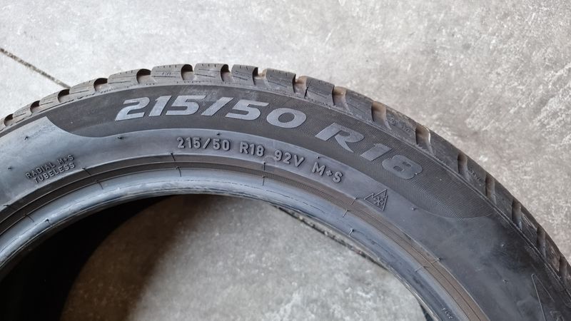 215/50/18 PIRELLI 4бр