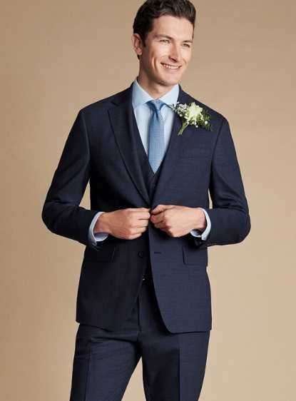 Sacou blazer slim 52 XL premium Austin Reed lana moale respirabila