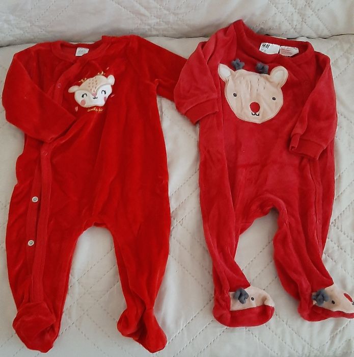 Бебешки коледни гащеризони+ подарък