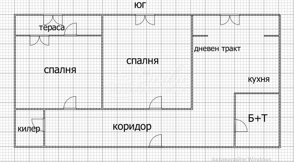 Тристаен ЮЖЕН апартамент ЛУКС - Център!