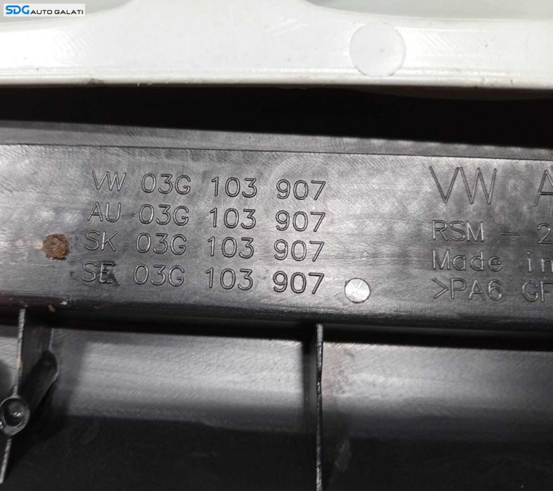 Capac Protectie Burete Antifonare Motor Skoda Octavia 2 1.9 TDI BLS 2004 - 2013 Cod 03G103907 [M7116]