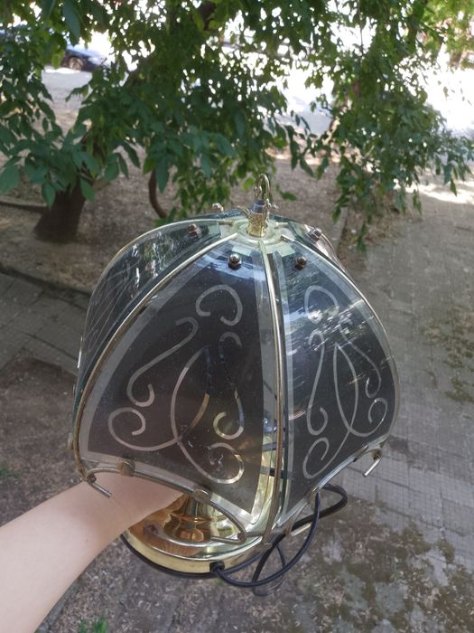 Ретро лампи стъкло и метал