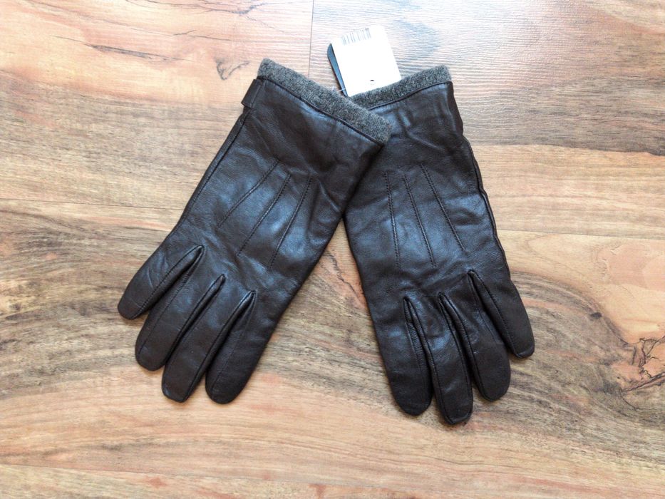 Дамски фина естествена кожа ръкавици Нови Units Размер M/L