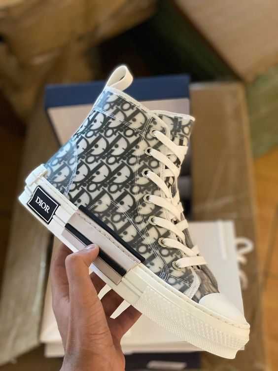 Adidasi Dior B 23 High Top Sneakers | Noi | Full Box