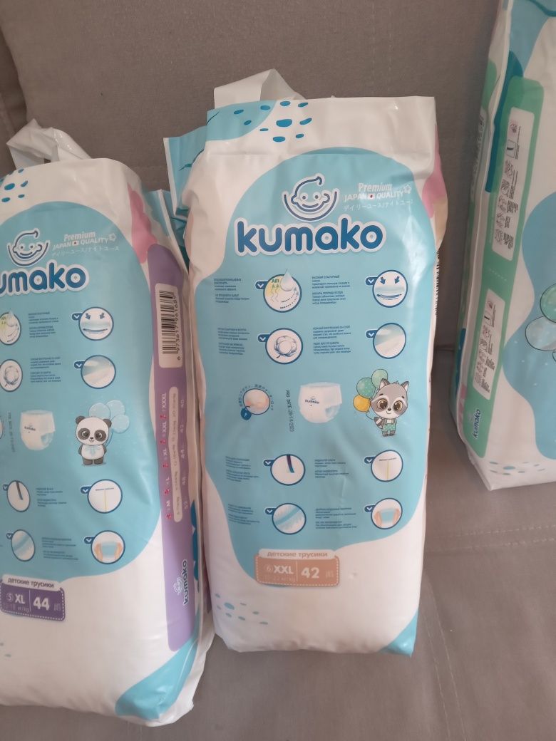Детские трусики пам перс премиум качества в упаковке 40 штук  kumako
