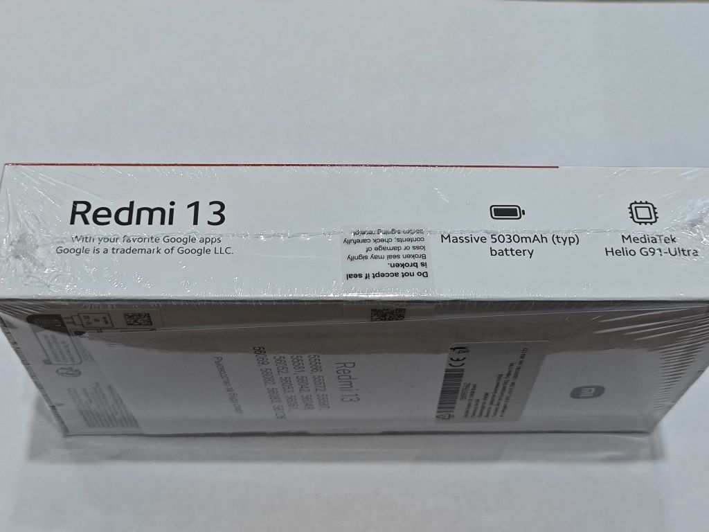 Нов REDMI 13 с 3 години гаранция