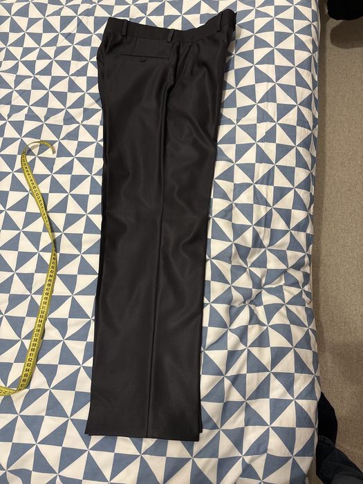 Costum barbatesc Zara mar L 100% lana stare excelenta