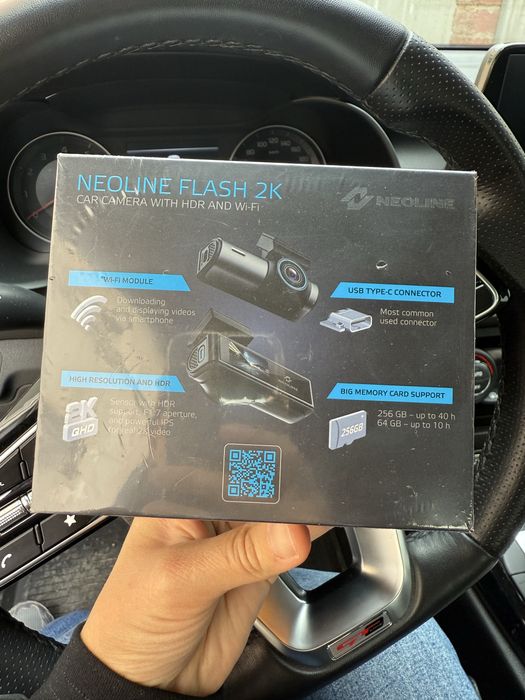 Видеорегистратор Neoline Flash 2K Wi-Fi черный