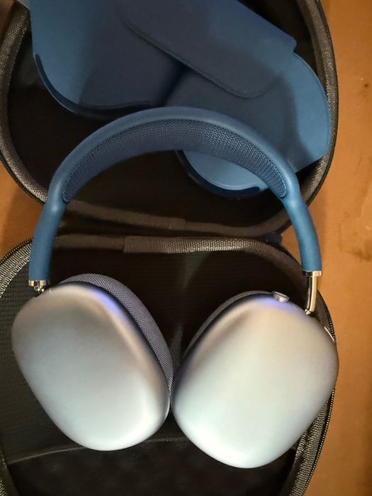 AirPods Max Sky Blue + husă UAG HardCase - ca noi cu cutie originală