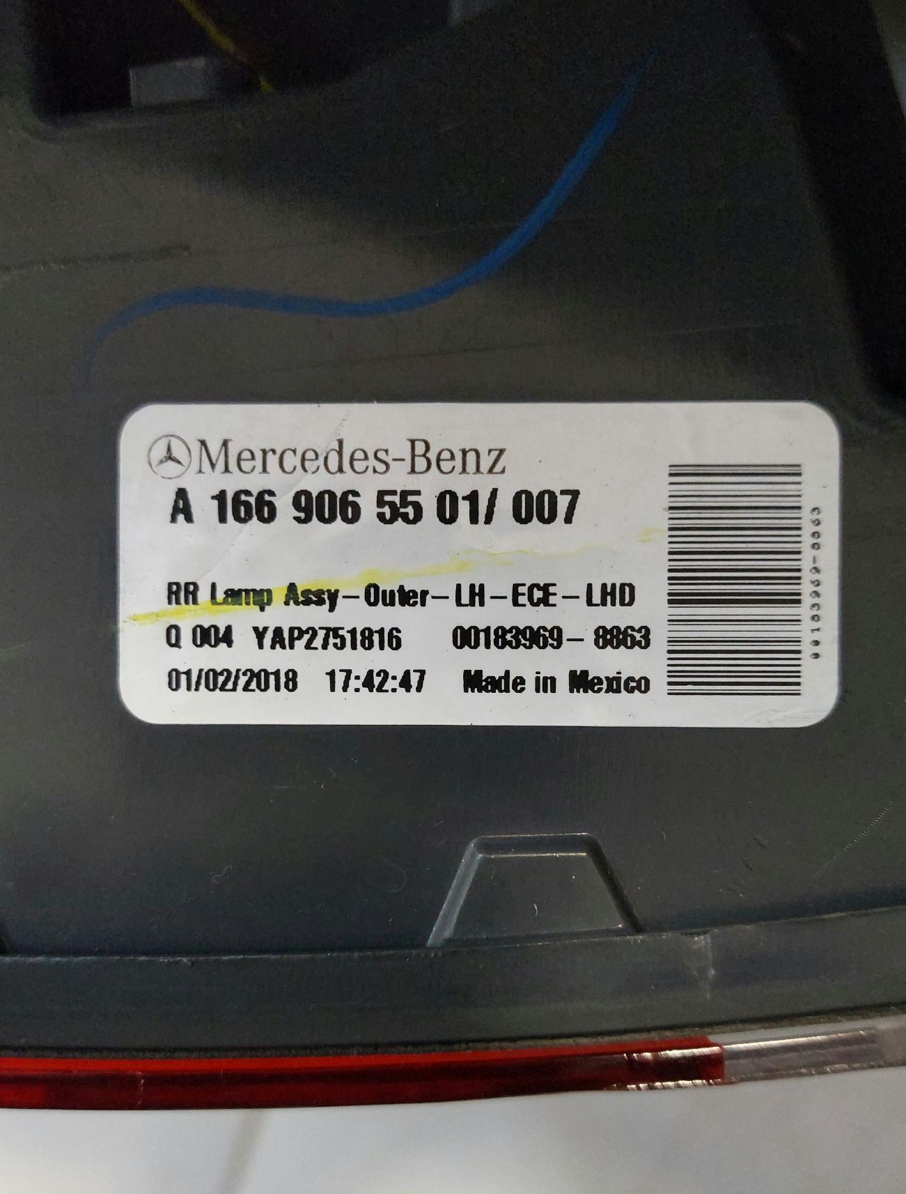 Стоп ляв за MERCEDES  ML / GLE / Мерцедес МЛ / ГЛЕ