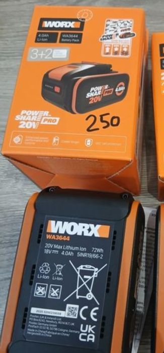 Acumulator WORX POWER SHARE 20 V