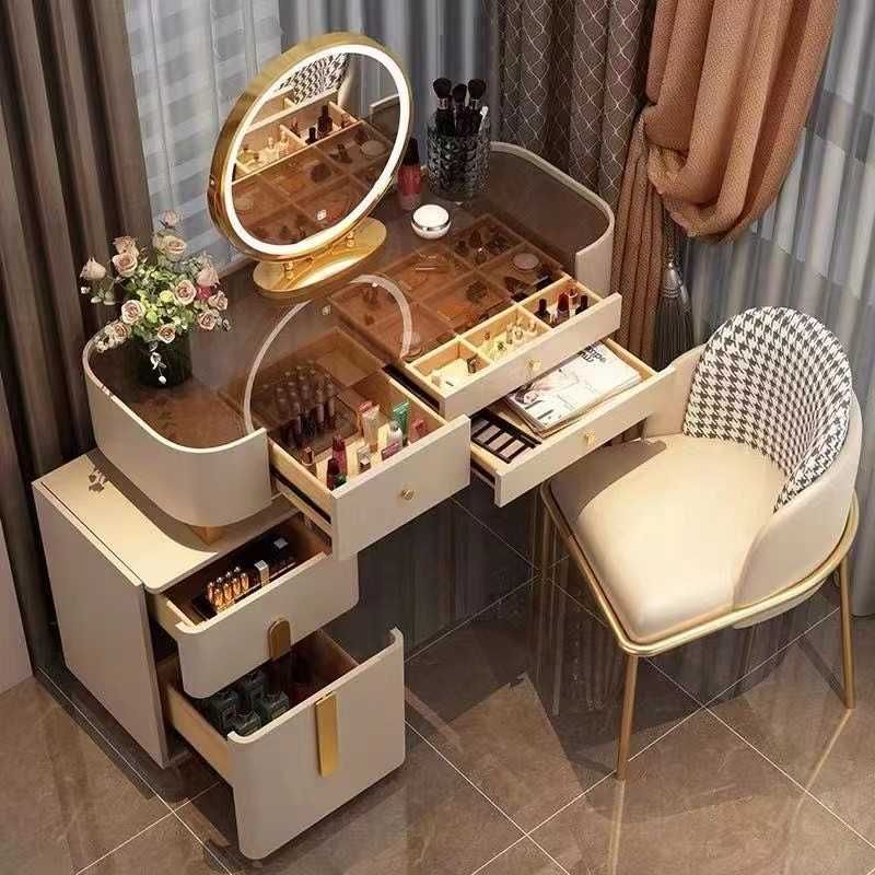 Сет тоалетка,  100х30х76h сm, кремав цвят