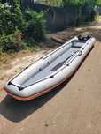 Canoe gonflabila Kolibri 460, culoare Gri, Air-Deck.
