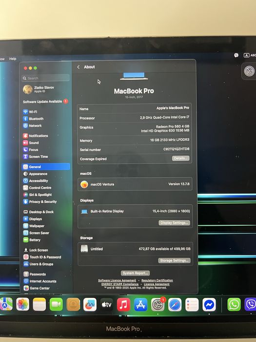 MacBook pro 2017