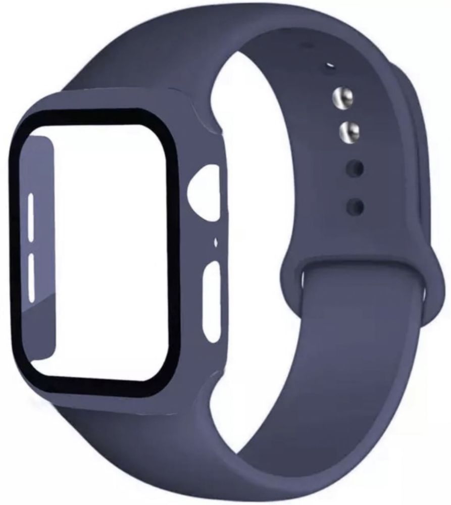 Curea Bratara TPU Cu Bumper Husa Compatibila Apple Watch